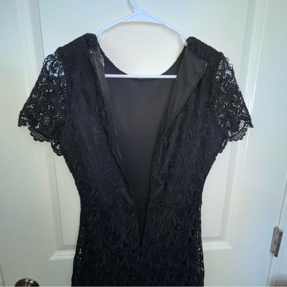 Lulu’s Quality Time Black Crochet Lace Mini Dress XS - Picture 9 of 17